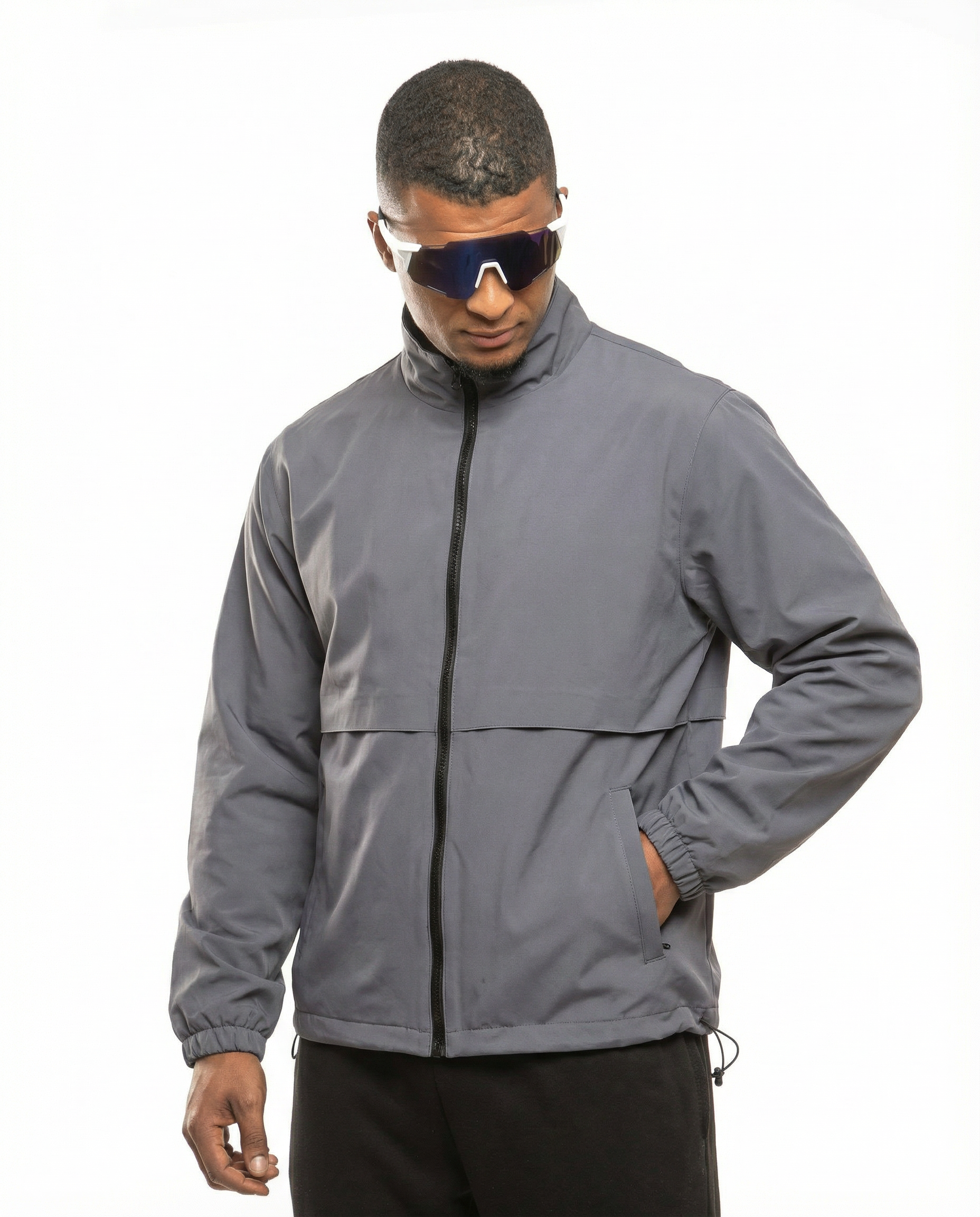 Micro Stretch Grey Jacket