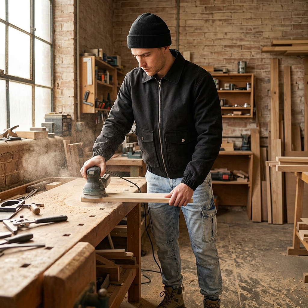 Micro Stretch Black Jacket